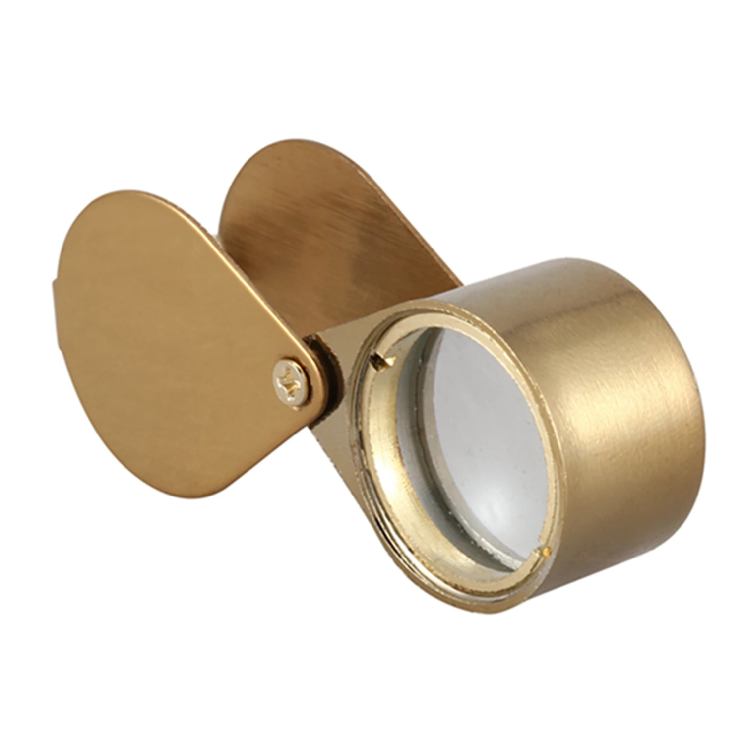 Portable 30X Power 21Mm Jewelers Magnifier Foldable Gold Eye Loupe Jewelry Store Magnifying Glass