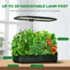Hydroponic with Automatic Water Pump Ultimate 12-Pod Indoor Garden 24W LED Smart Touch