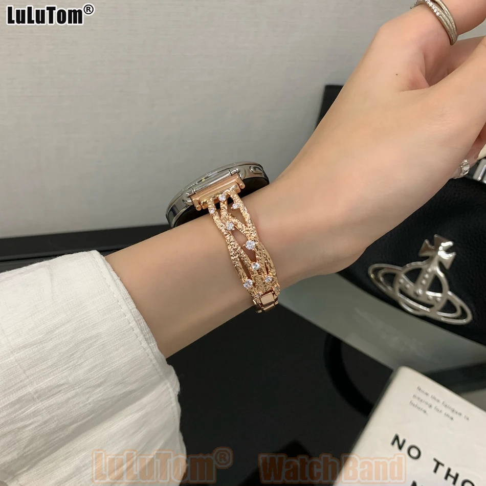 

Zircon Meteor Metal Band for Samsung Galaxy Watch 8 44/40/46/47 mm Ultra 7 4 Huawei 11 10 GT 5 6 Pro 42/46mm Luxury Woman Straps