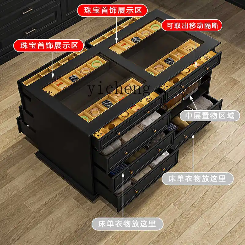 

FZ cloakroom Nakajima island master bedroom double-sided chest combination drawer locker