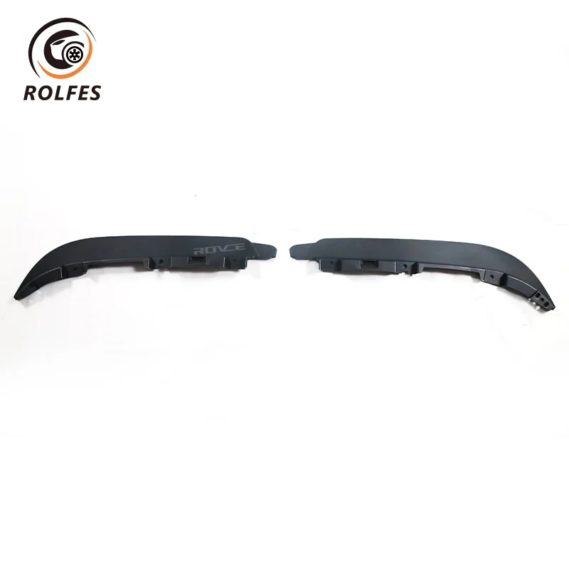 ROLFES ABS Black Front Bumper Deflector Lip Spoiler For Land Rover Defender 90 110 2020-2023 Car Accessories LR129426 LR129425