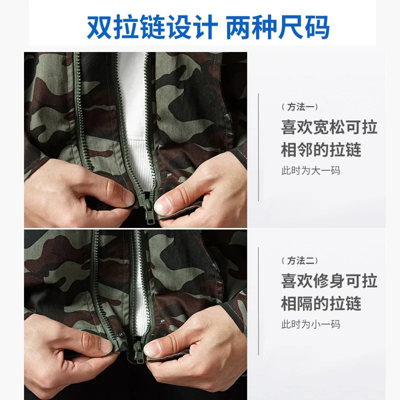 In Stock Double Zipper Fan Clothing Charging Cooling Heat Dissipation Air Conditioning Suit Construction Site Labor Protection J
