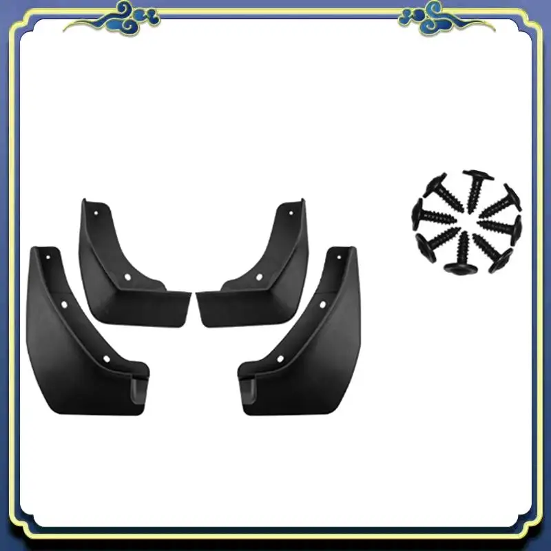 

AU16-Car Mudguards For Mitsubishi X-Force 2024 Front Rear Mud Flaps Guards Splash Fender Car Exterior Parts