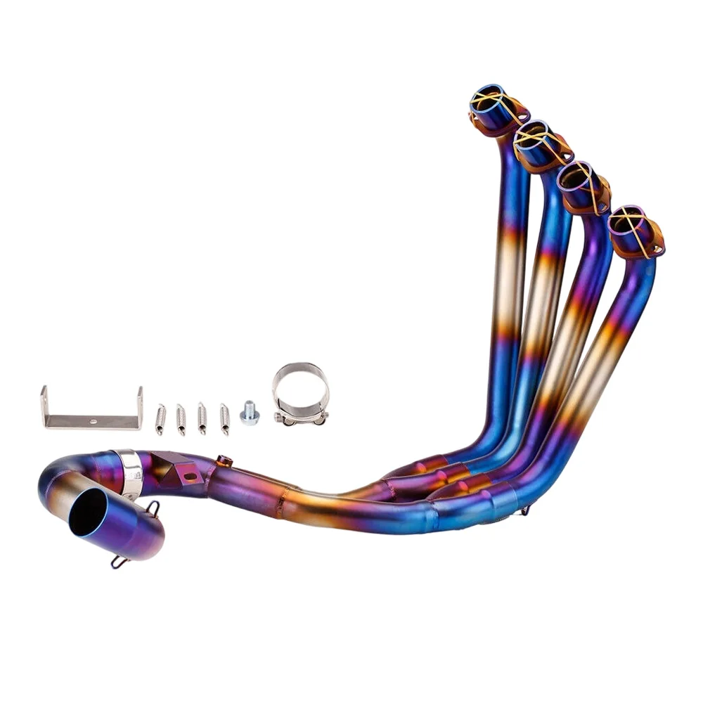 Für Honda CBR650R CBR650F CB650R 2014-2022 Auspuffrohre Auspuffsysteme Komplettes System Auspuffendrohre Krümmerrohr – Detail 3