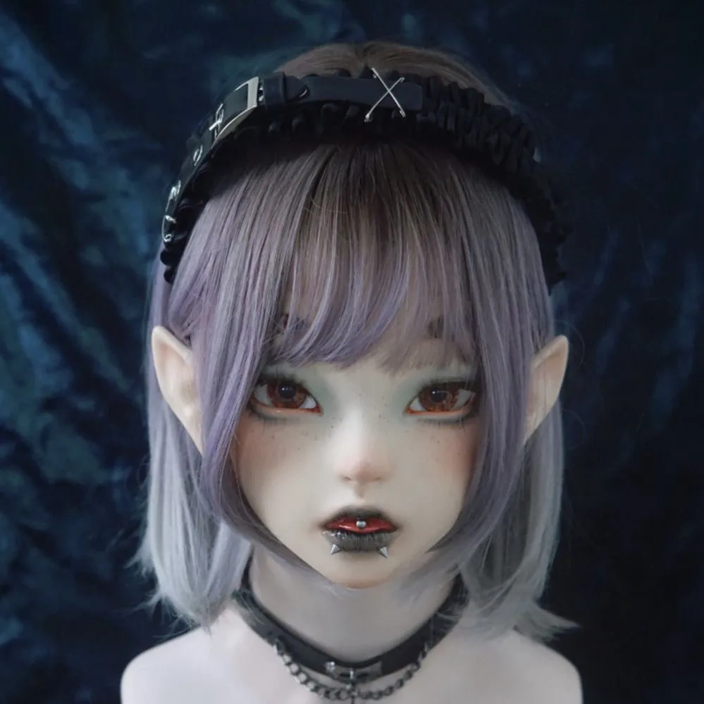 

Punk Pleated Headband Y2K Personalized Leather Buckle Headband Goth Leather Headband Spice Girl Hair Accessories for Women