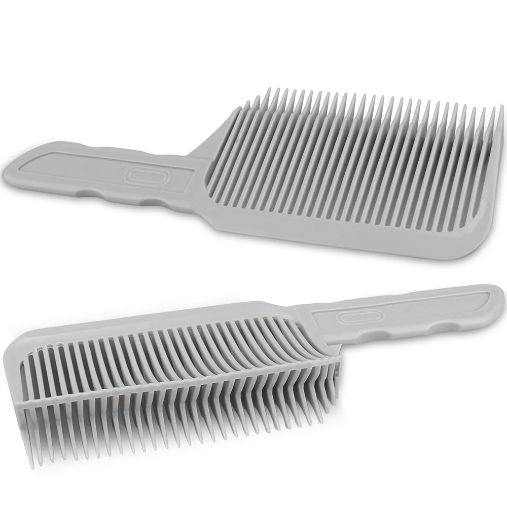 Fading Comb Professional Barber Clipper Blending Flat Top Hair Cutting Comb for Men Heat Resistant Fade Brush Salon Styling Tool