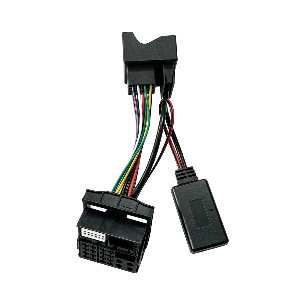 For Skoda RCD310 RCD510 RNS310 RNS315 RNS510 Wireless Audio Wiring Adapter Kit 12 Pin Connector 12V Power Supply
