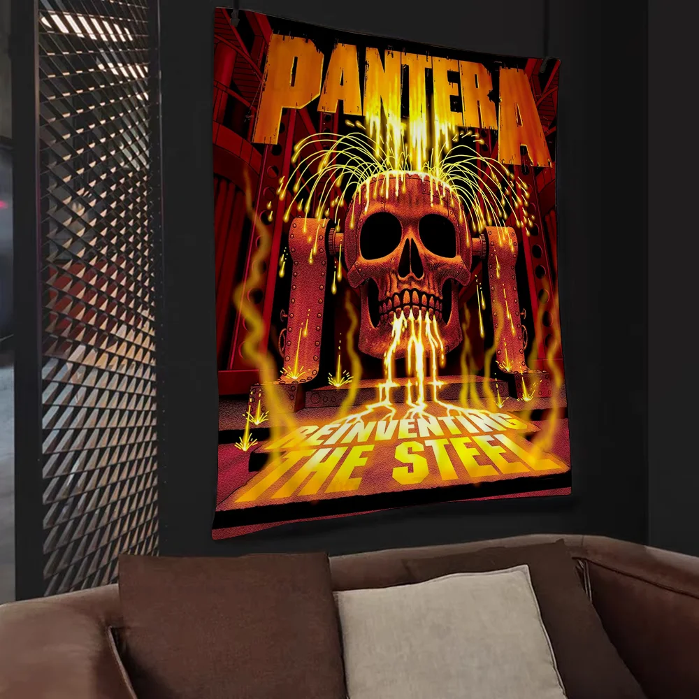 P-Pantera Far Beyond Driven Anime Tapestry Indian Buddha Wall Decoration Witchcraft Bohemian Hippie Wall Hanging Sheets