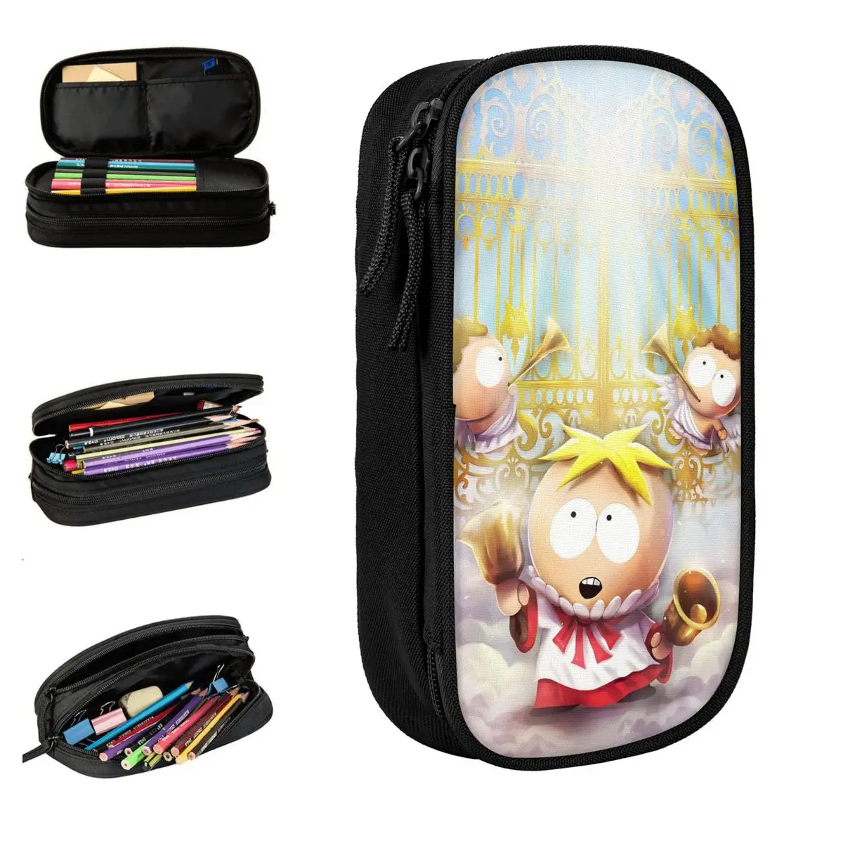 

Butters South-Park Pencil Cases Lovely Pen Holder Bag Kids Big Capacity School Supplies Gift Pencilcases