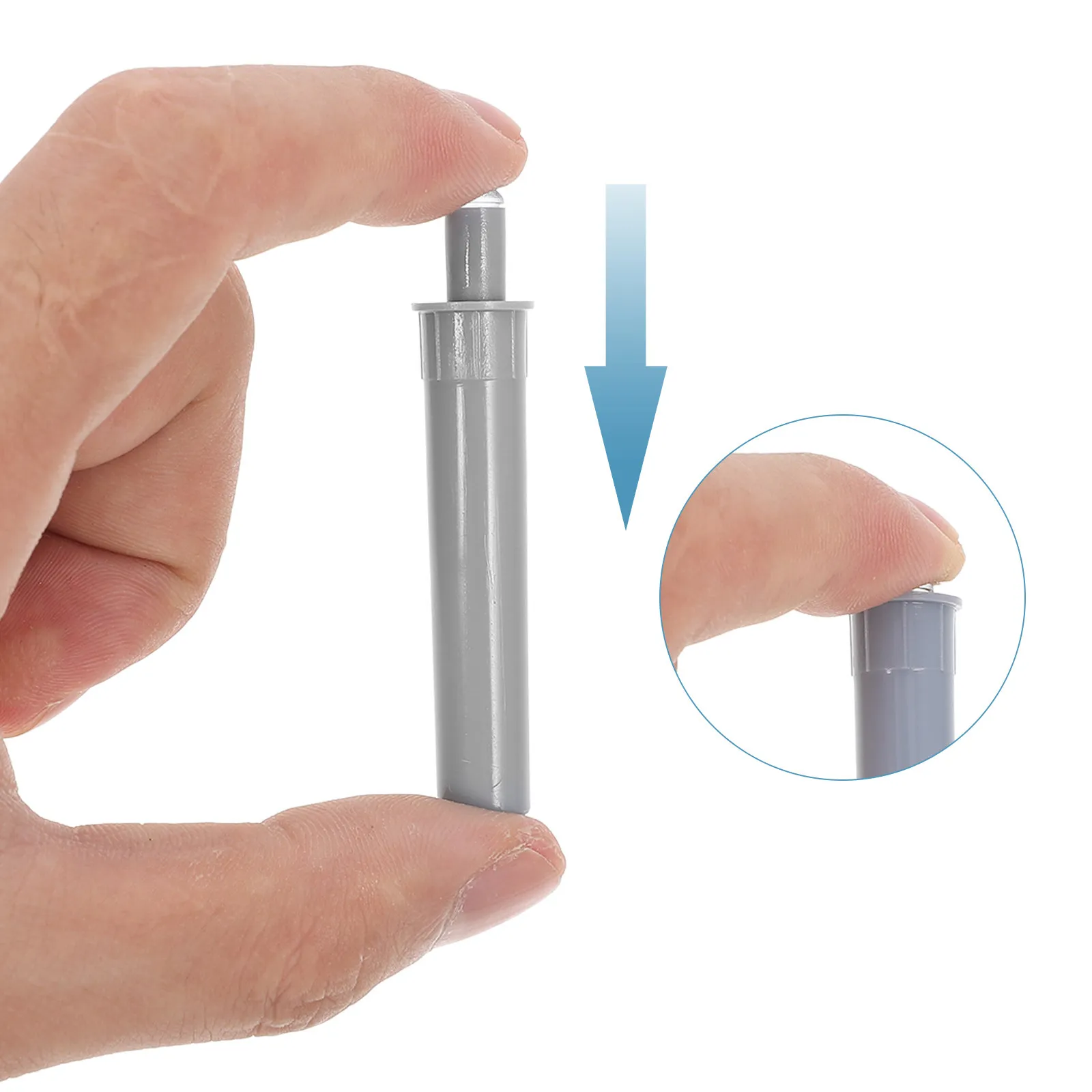 Afbeelding 4: Plastic Soft Close Kastdemper Buffer Stille Sluiting Deurstopper Thuis Keuken Kast Lade Demper Buffers Stille Soepele Sluiting