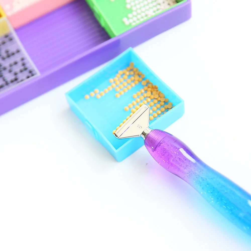 5D DIY Crafts Resin Diamond Painting Pen Thread Metal/Plastic Replacement Pen Heads Point Drill Pens With Glue Clay And Roller