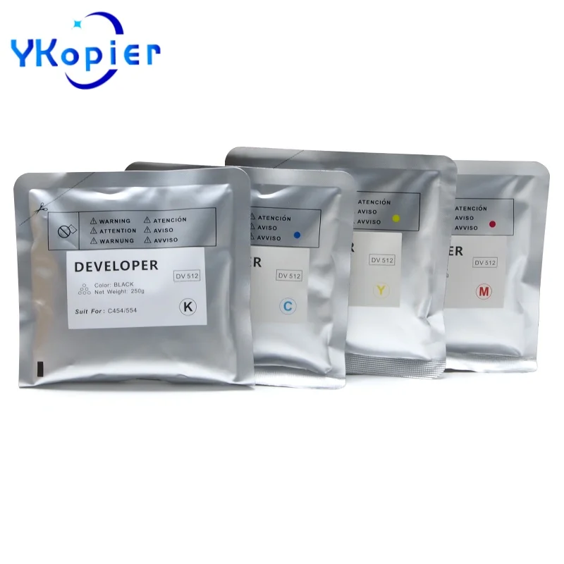 

Порошок разработчика DV512 для Konica Minolta Bizhub C454 C554 C224 C284 C364 C221 CMYK Developer