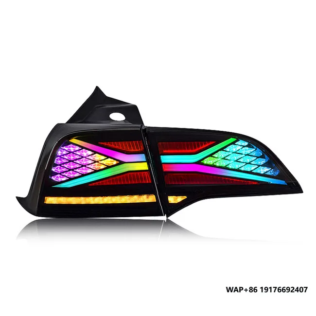 مصابيح خلفية متينة RGB LED من الدرجة الأولى لطراز تسلا 3 موديل Y 2017-2022 بعمر طويل #1