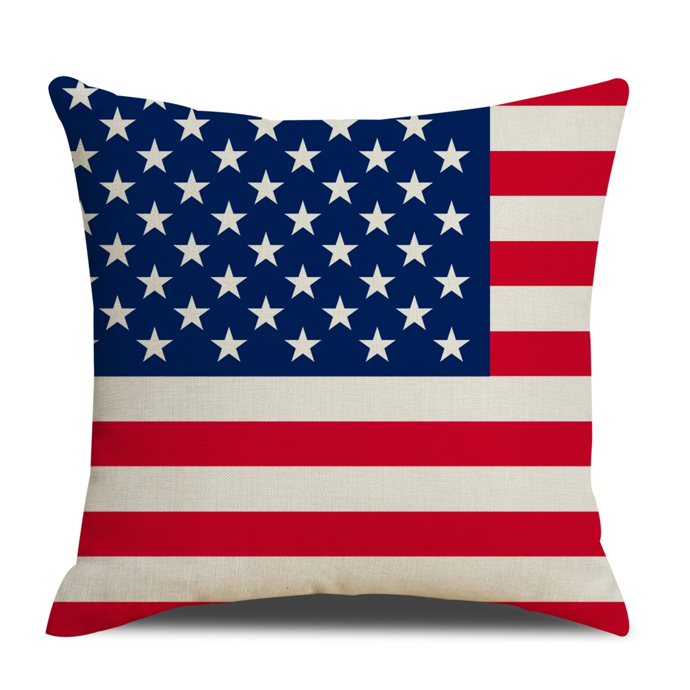 

Union Jack pillowcase Flag pattern linen pillowcase sofa cushion pillowcase American American wind cushion cover