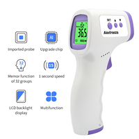 Backlit Forehead Digital Thermometer Non-Contact Infrared Medical Thermometer Body Temperature Fever for Baby Adults