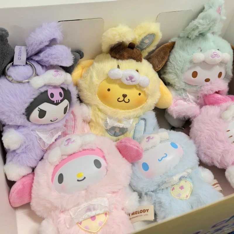 بلدي ميلودي كورومي قزم الأرنب الطفل سلسلة أفخم صندوق أعمى أفخم Pochacco سينامورول صناديق الغموض العصرية اللعب الشكل الدمى