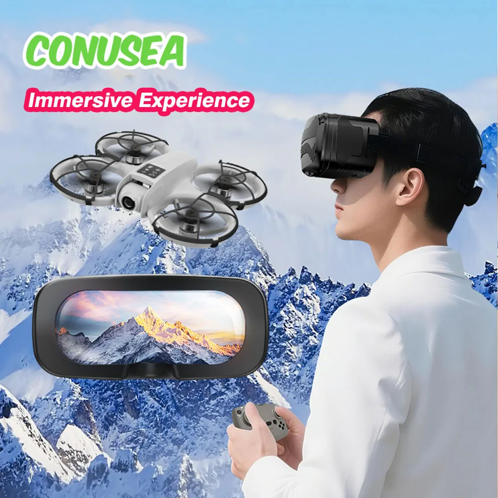 

H36 Dron with Headset Glasses Camera Wifi Fpv Mini Children's Drone Professional Drones Quadcopter Remote Control Helicopter Toy
