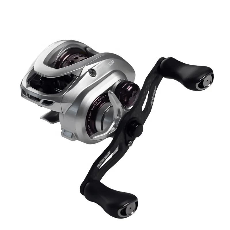 2024 OEM Black Baitcasting Reel Ultralight BFS Double Spool NMB BB Ratio 7.1:1 Power Drag 9kg fishing