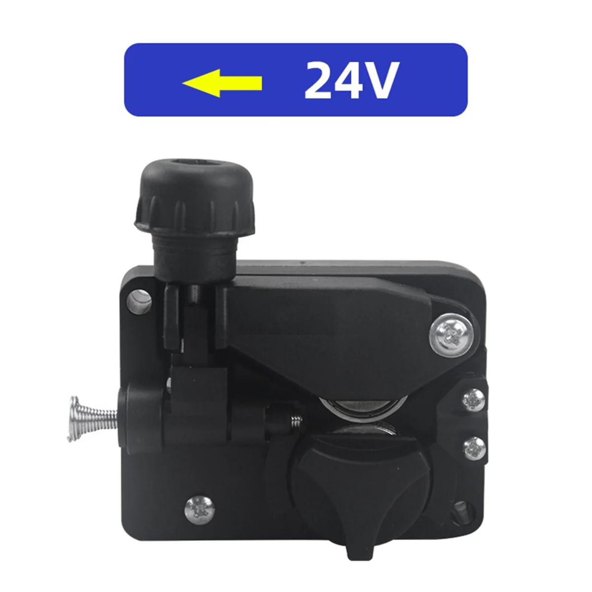 Left DC24V Mini Wire Feeder Light Duty MIG Wire Feeder Assembly Single Drive Roll Wire Feed Machine for Mig Welder