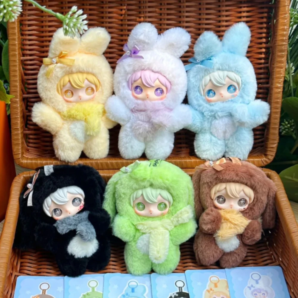 

ShyShy Shiny Little Rabbit Blind Box Cute Dolls Vinyl Doll Action Figure Mystery Box Keychain Anime Figures Cartoon Character