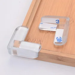 2 pz/set trasparente addensare Anti collisione angolo PVC Pad sicurezza protezione angolare per bambini protezione anticollisione per bambini