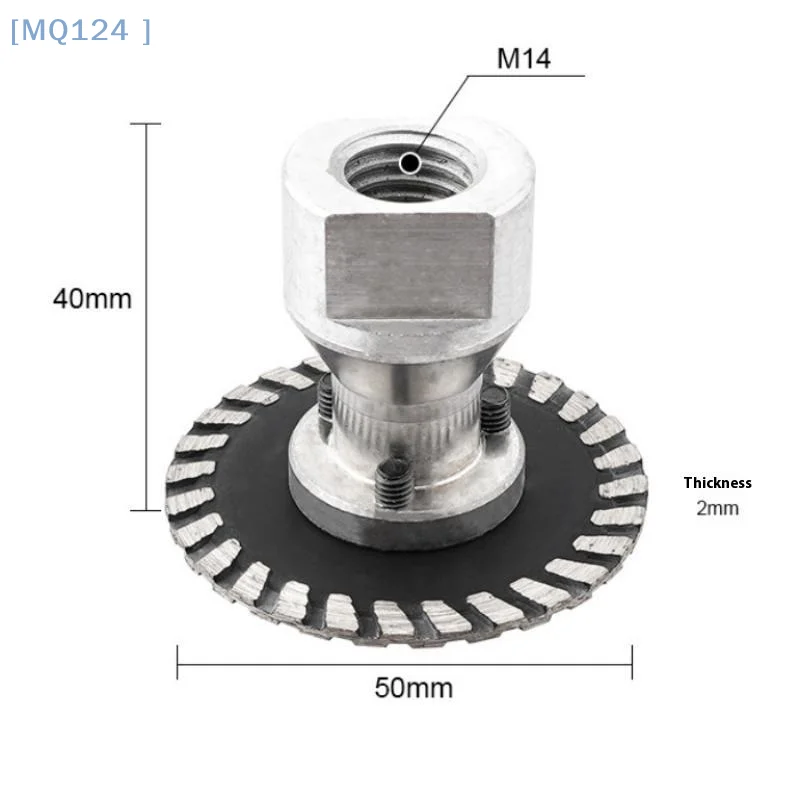 Tarcza diamentowa do grawerowania, lutowana próżniowo, 40/50 mm, ostrze do cięcia, kołnierz M14, tarcza szlifierska do cięcia płytek, marmuru, betonu, ceramiki