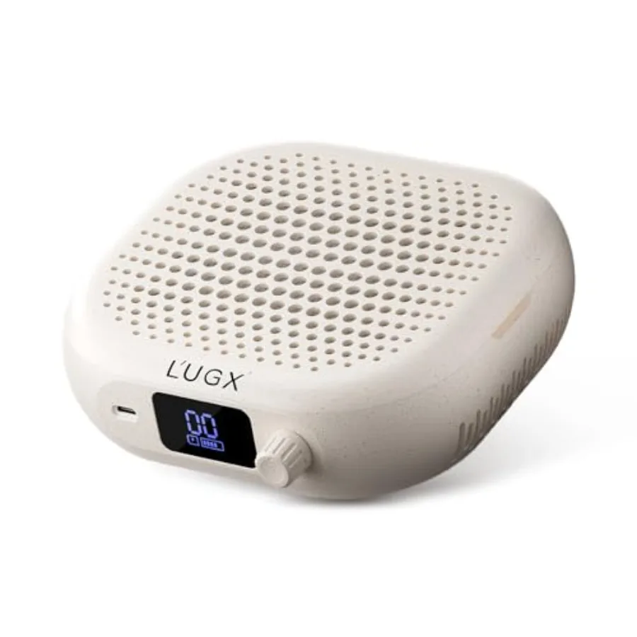 

Перезаряжаемый профессиональный компактный пылесборник для маникюра с мощным всасыванием, 10-скоростным турбовентилятором и LED-дисплеем для дома