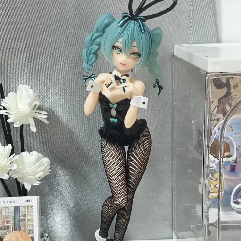 Anime Original Hatsune Miku Hatsune Bunny Girl Ornaments Pvc Action Figure Anime Peripheral Model Collection Doll Birthday Gifts