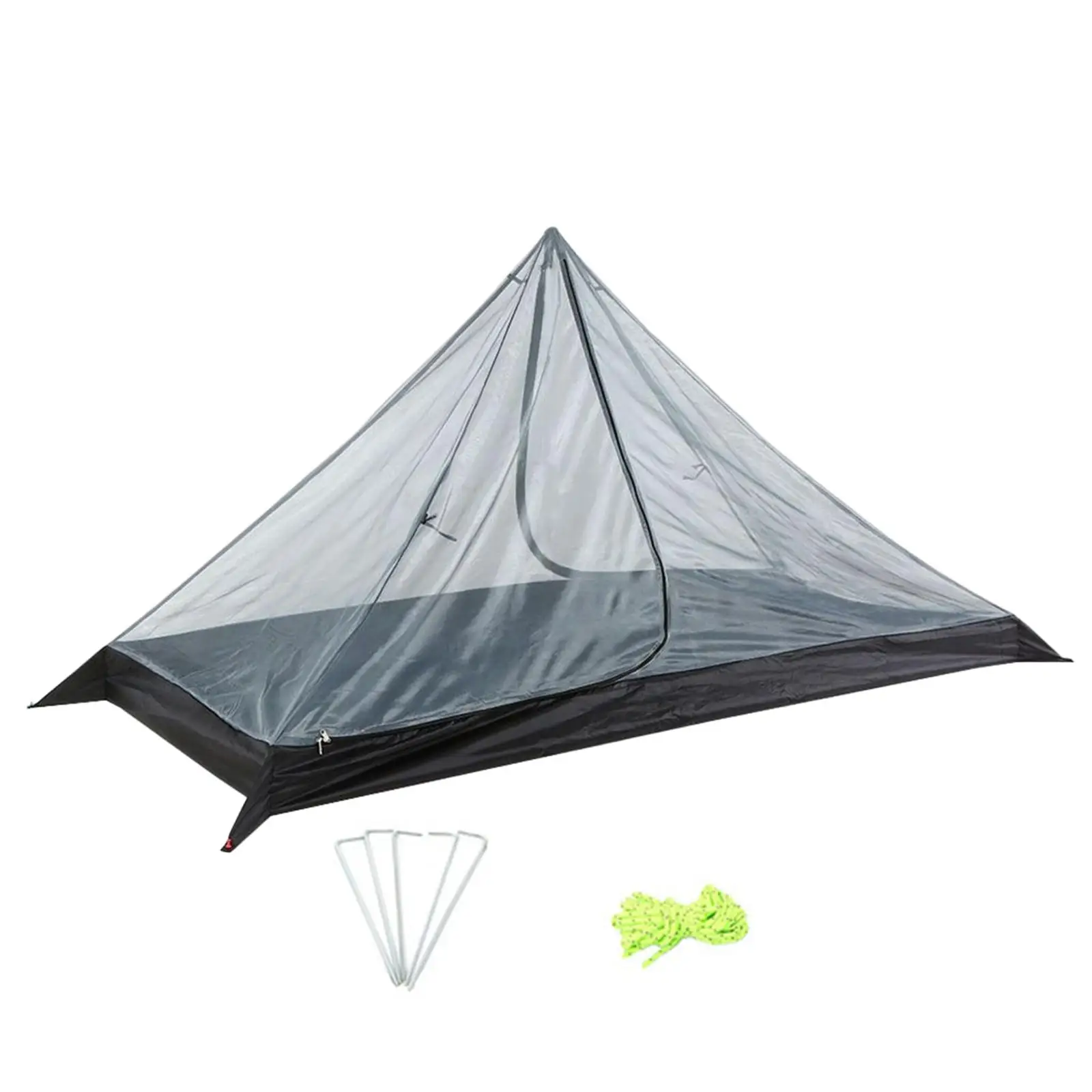 Trekking Pole Tent Portable Ultralight Single Tent Waterproof Breathable Design for Solo Camping Outdoor Adventure