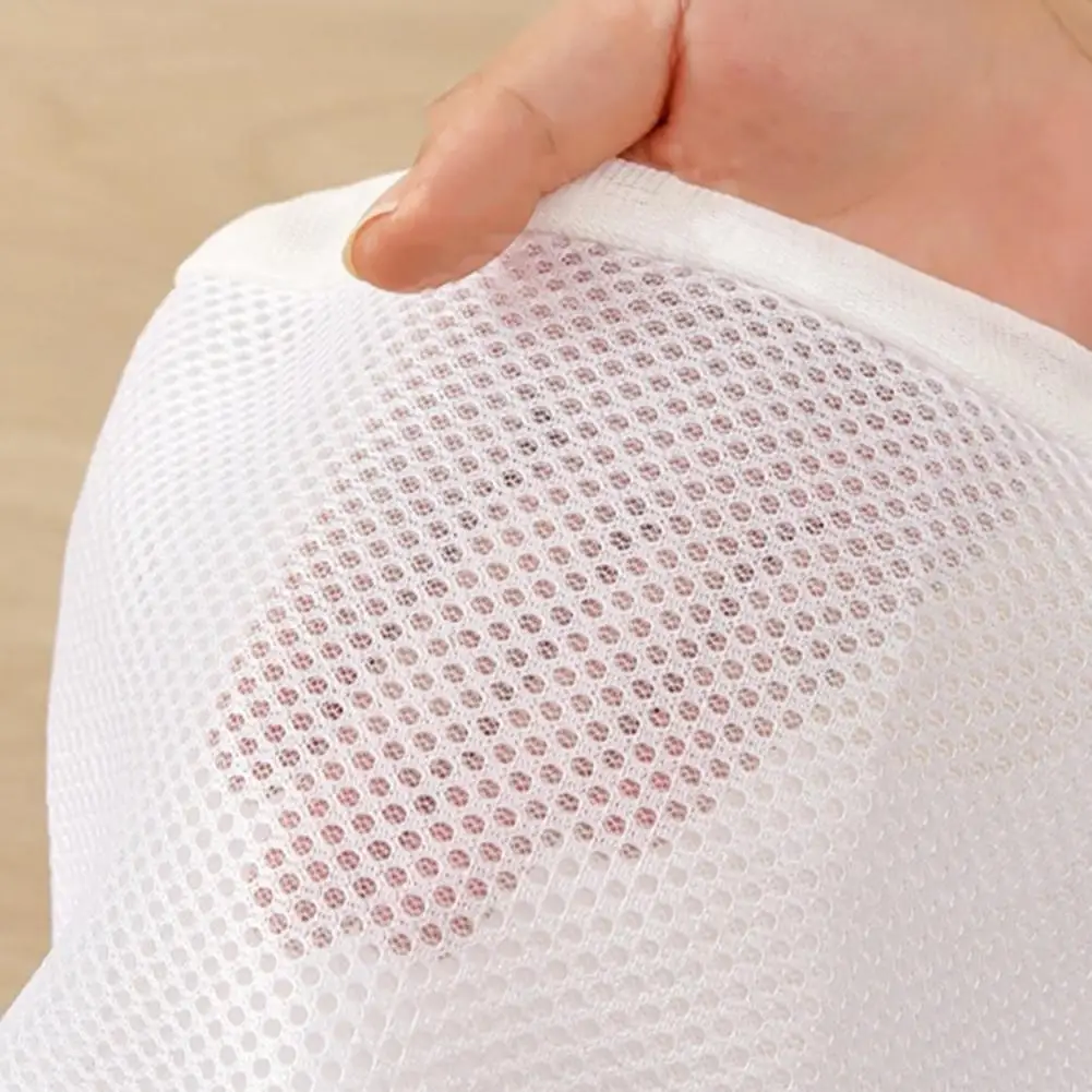 Hat Care Accessory Baseball Cap Washer Cage Mesh Laundry Pouch with Drawstring Hat Cleaner Frame for Washing Machine
