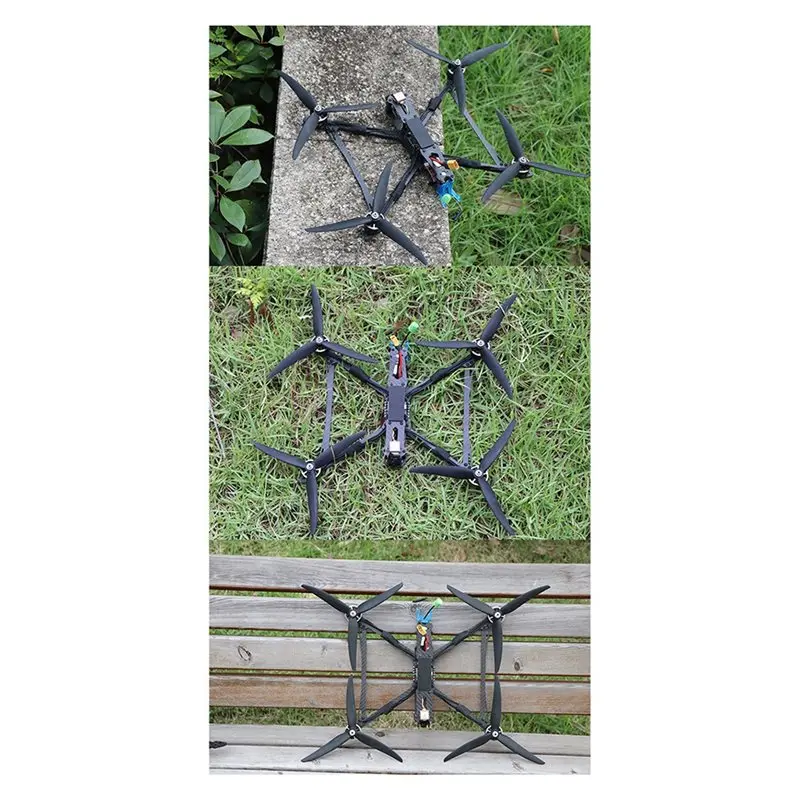 B50B-Carbon Fiber 8Inch 367Mm Mark4 V2 FPV Drone Frame Kit For Long Range For Long-Distance Travel