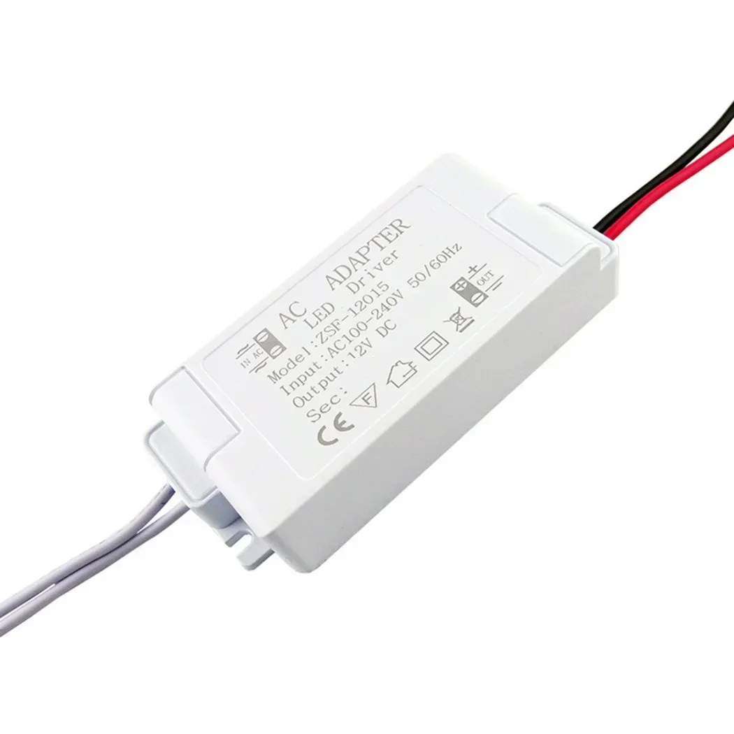 

Useful Transformer Driver LED AC To DC Accessories Adapters Plastic Power Professional Replacement Strip Light