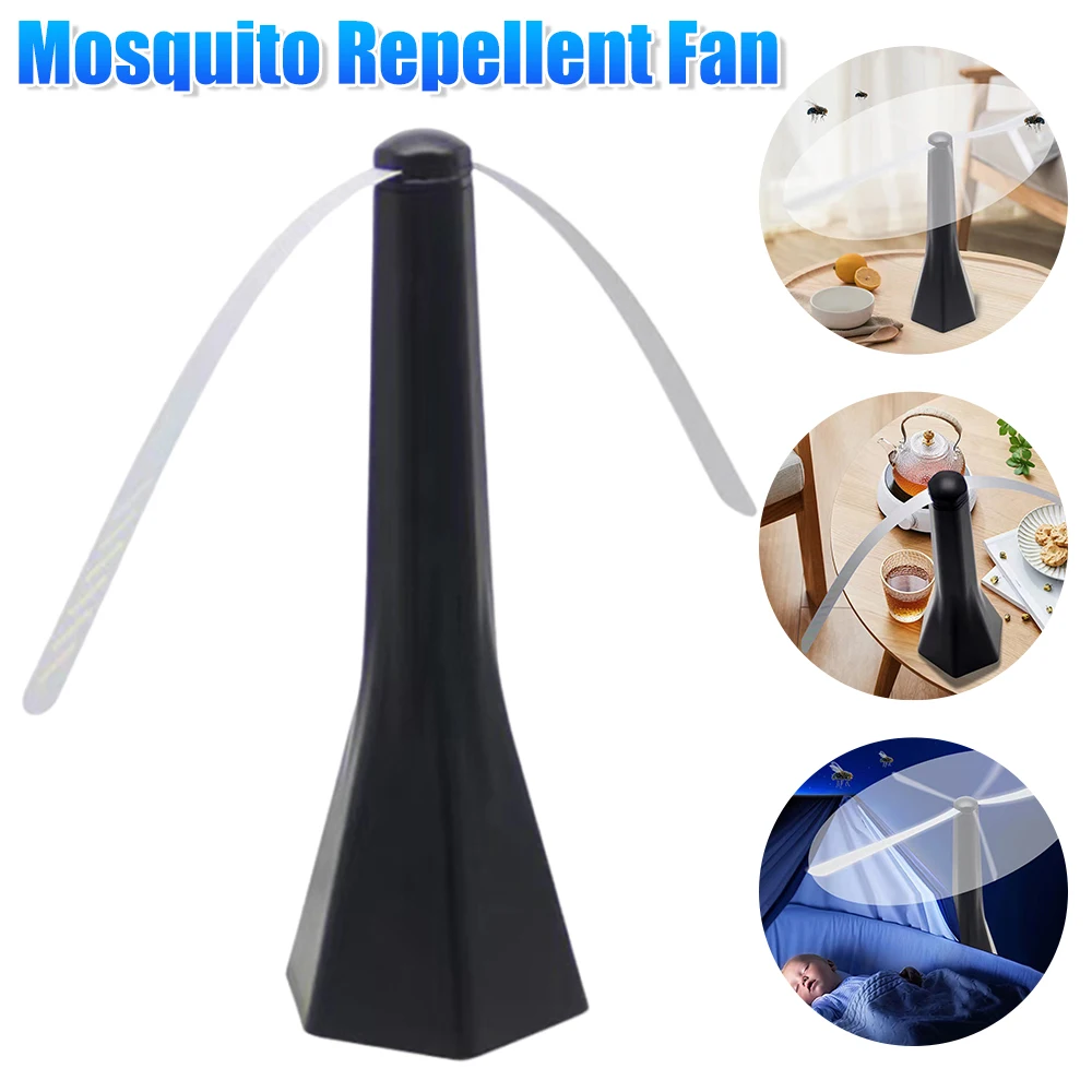 Fly Repellent Fan Outdoor Kitchen Fly Destroyer Food Protector Household Electric Mosquito Pest Repellent Fan Kitchen Table Fan