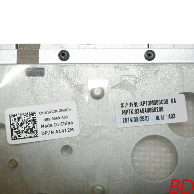 M   C shell keyboard shell with fingerprint hole A1412M For Dell Latitude E5550