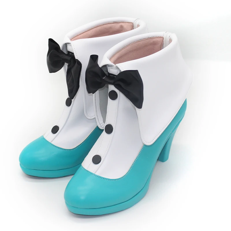 Miku الأرنب فتاة تأثيري أحذية أنيمي دور اللعب أحذية هالوين كرنفال أحذية الحفلات للنساء