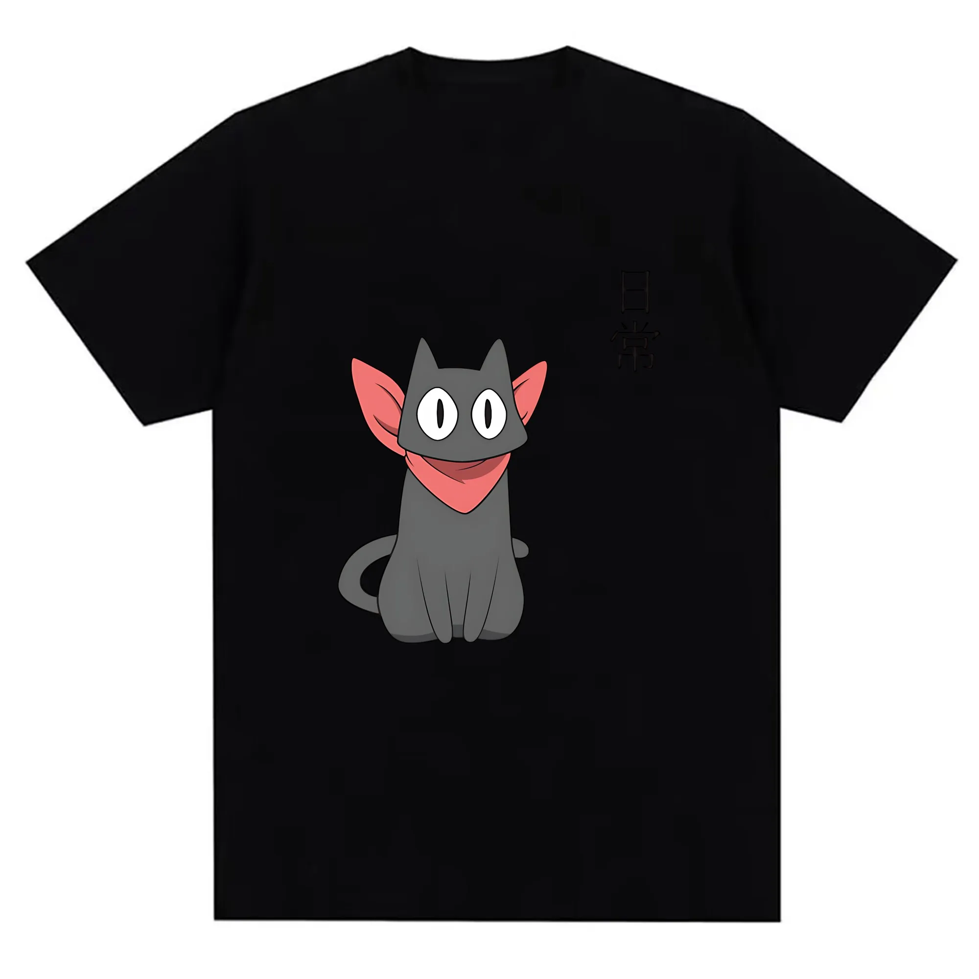 جديد وصول أزياء القط باندانا طباعة الرجال القطن تي شيرت تنفس لينة المحملة العصرية الشارع الشهير الضروري لملابس الصيف غير الرسمية #3