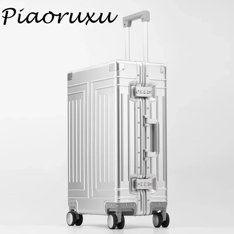 100% Aluminum Alloy pull rod suitcase 20\