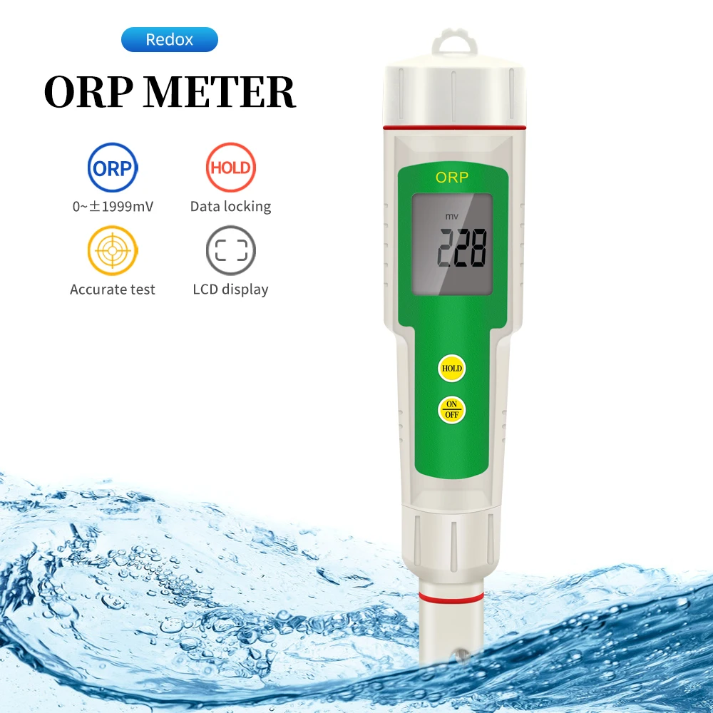 Professional ORP-169E Waterproof ORP Meter High Quality ORP meter Water Quality tester Test Tool ORP tester 40% off