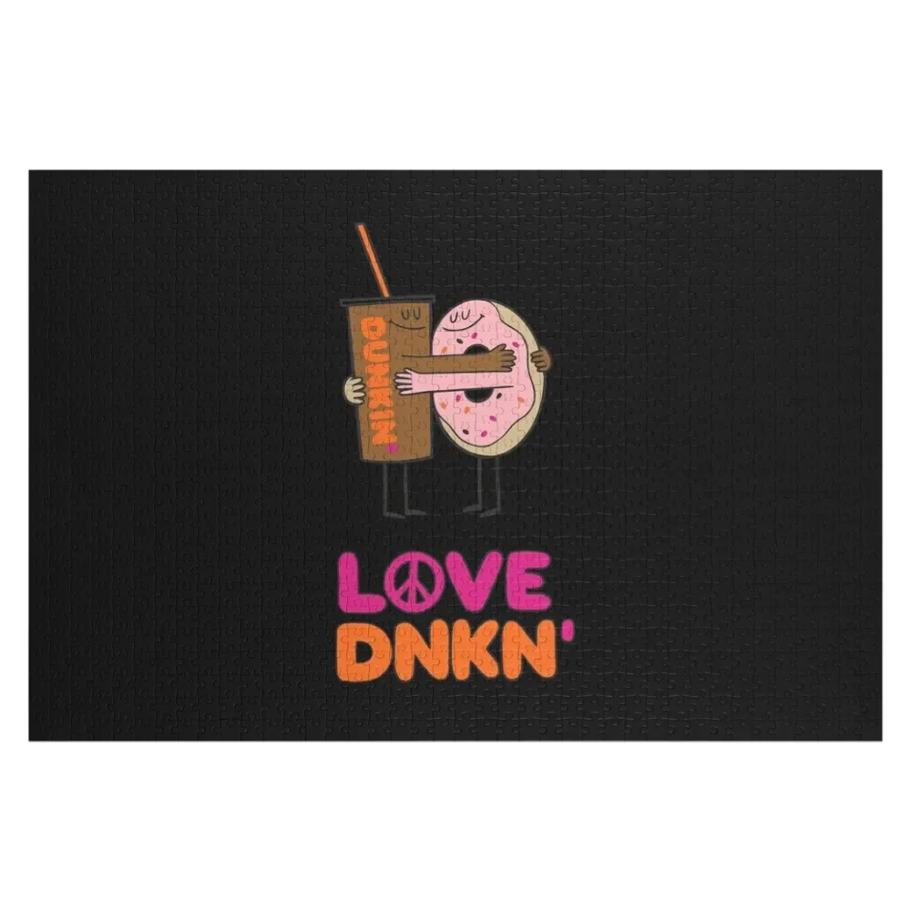 Пазл dunkin, деревянные животные, индивидуальная фотография, фото-пазл на заказ