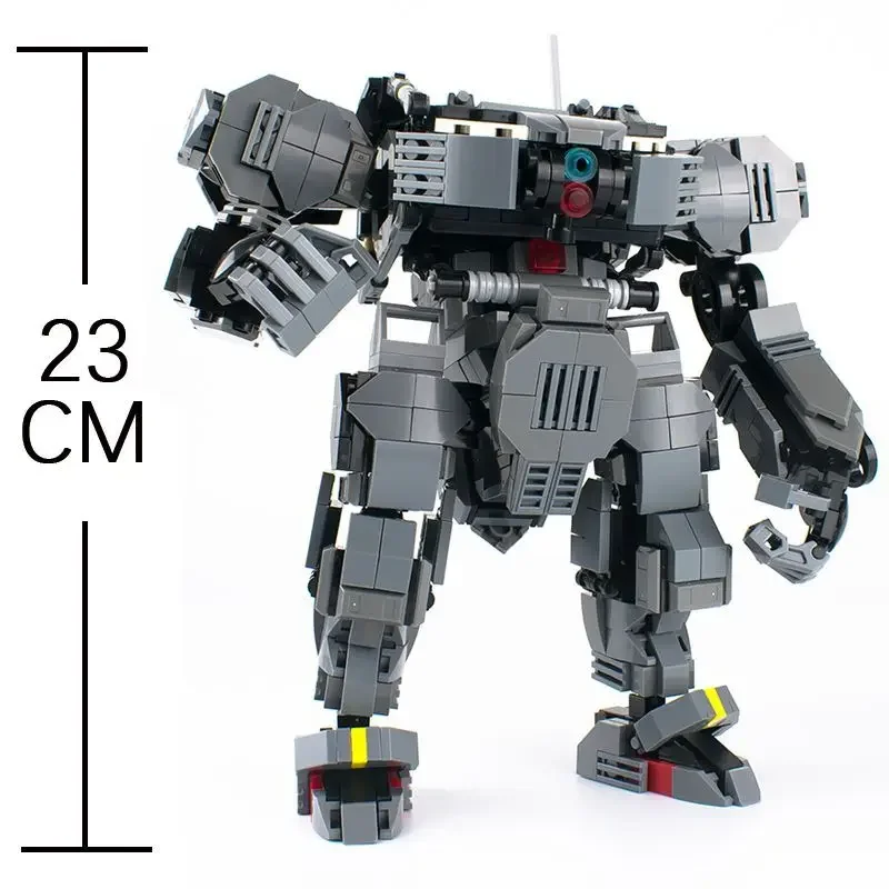 In Stock Battle Mecha Warrior Original MOC Steel War Robot Boys' Holiday Gift Toys Children's Building Blocks Figure Ornaments