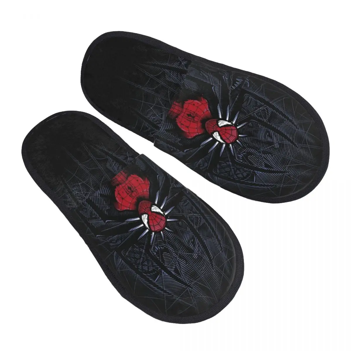 

Spider Man Slippers for Woman Man Home Shoes Plush Indoor Slippers