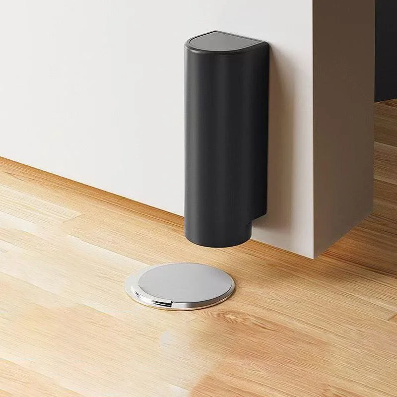Robuster magnetischer Türstopper aus Edelstahl, schwarz, ohne Stanzen, Tür, Saugnapf, Türhalter, Türbeschläge, Touch