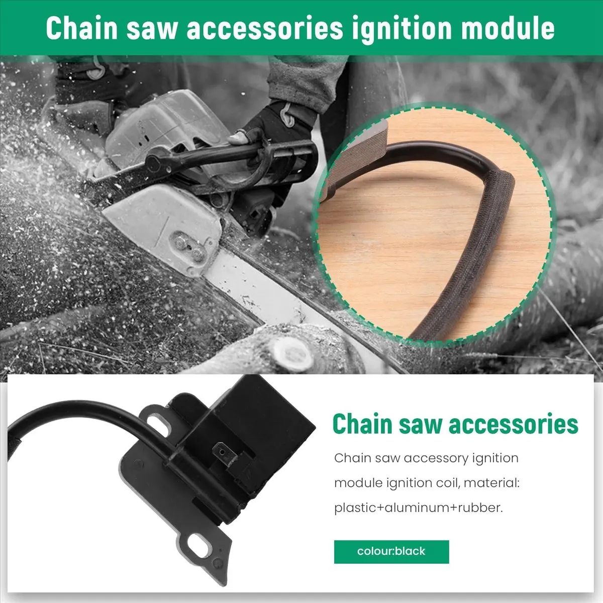 

Y17A Ignition Module Ignition Coil 530039198 for Poulan Craftsman Chain Saw Accessories