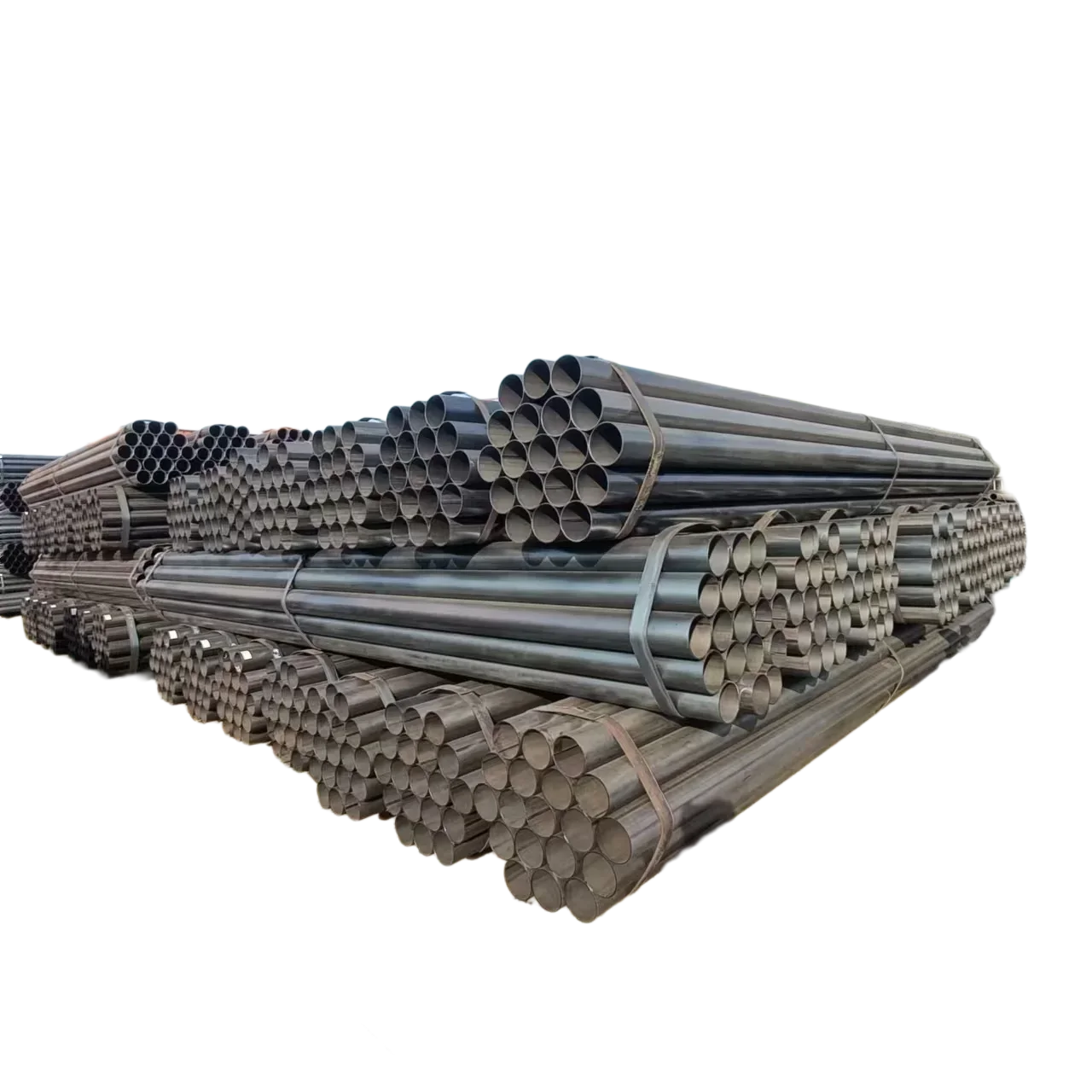Api 5l Gr.b Q235 Schedule 40 Welded Carbon Erw Carbon Steel Round Heating Tube Irrigation Pipes for Scaffolding Flag Pole