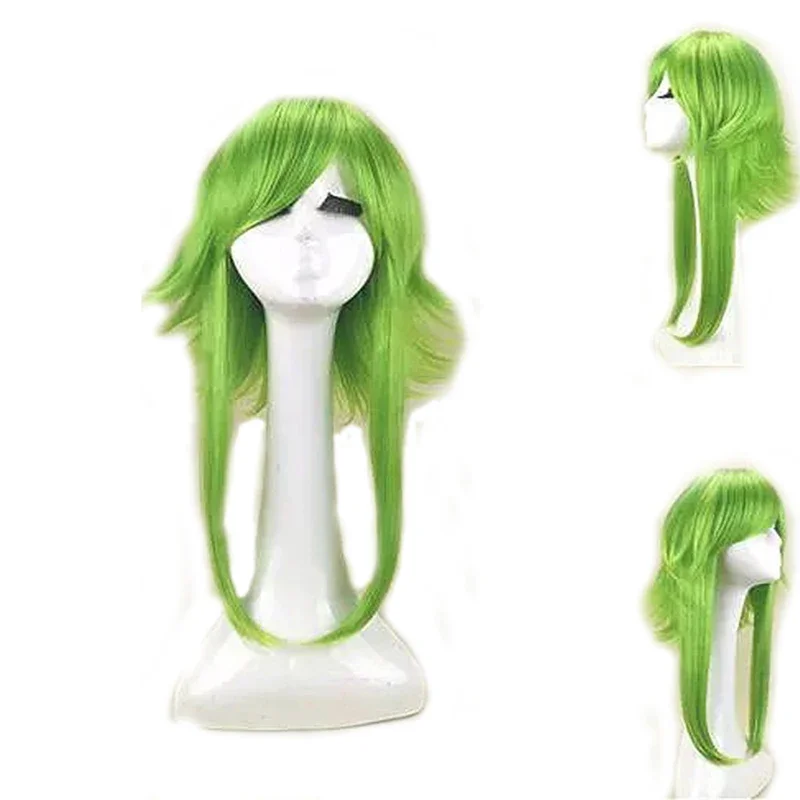 10Color VOCALOID GUMI Women’s Cosplay Wig Green Heat Resistant Synthetic Hair Medium Length Straight Costume Wigs