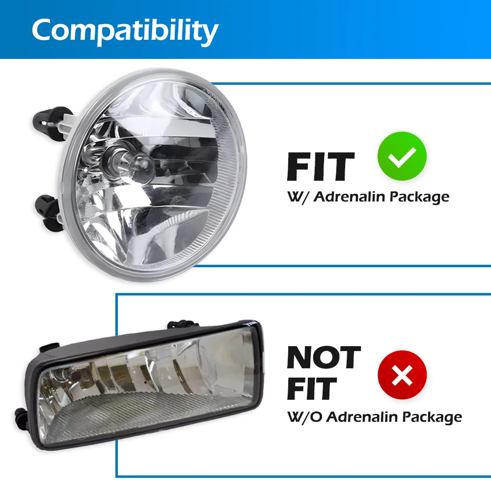 フォード エスケープ 2007-2012 フォード マスタング フォード エクスプローラー ジープ パトリオット用 LEDフォグランプ DRL デイタイムランニングライト ドライビングランプ IP67