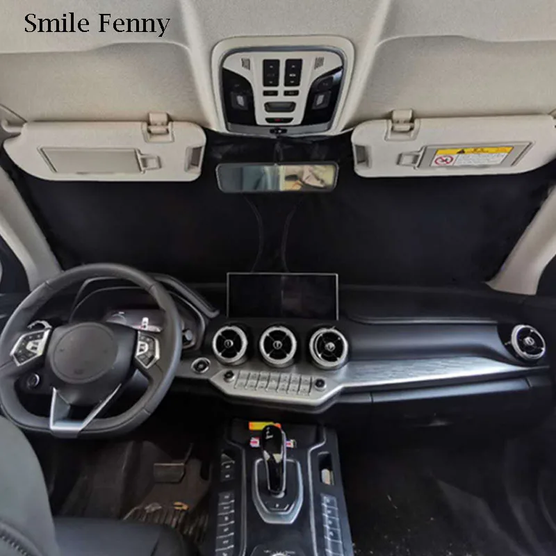 

For GAC Trumpchi GS8 2018-2025 Car Front Windshield Sunshade Sun Visor Sunscreen Heat Insulation Curtain Cloth