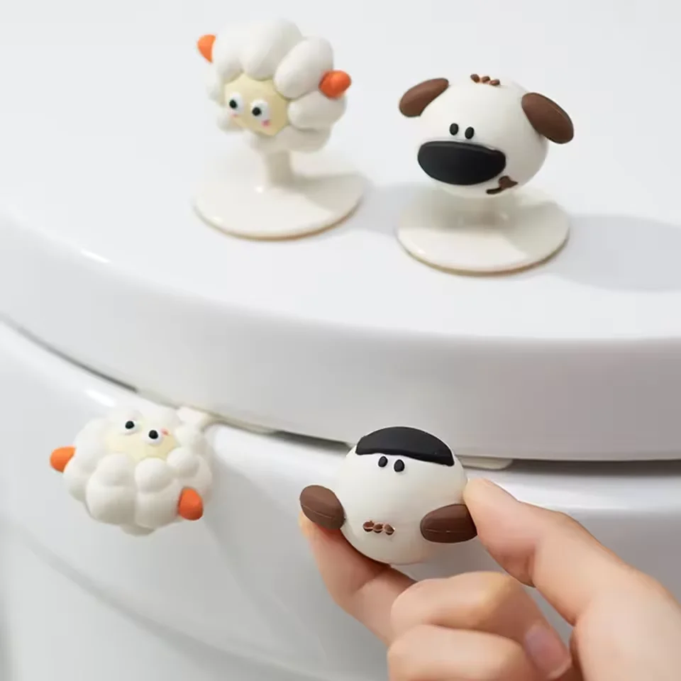 Sheep Dog Anti-fouling Toilet Lid Handle Toilet Seat Lifter Toilet Lifting Device WC Accessories Toilet Ring Handle
