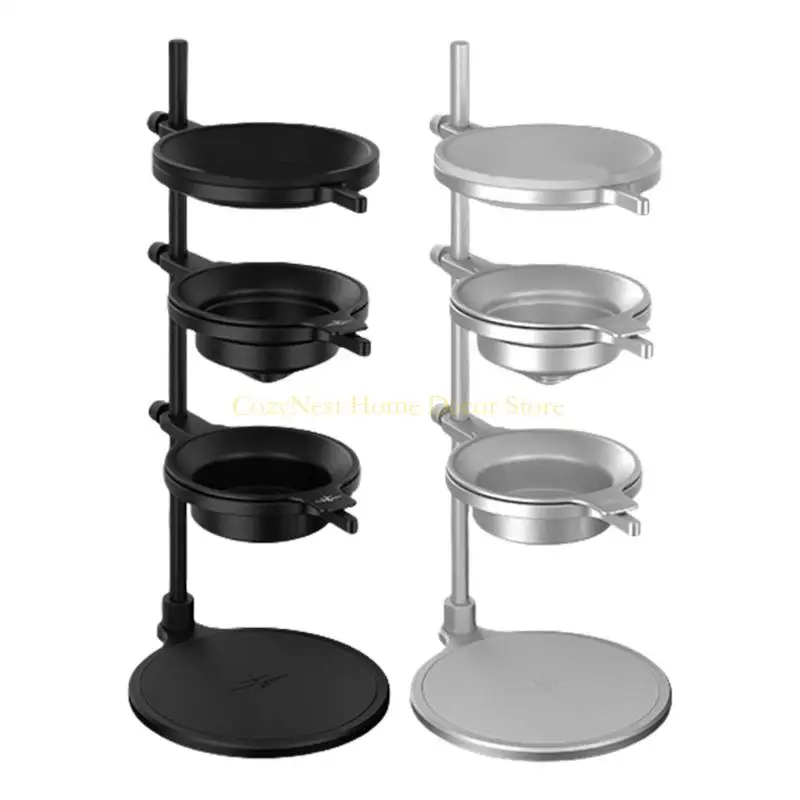 

92MF All Metal Cold Brews Coffee Accessories Set Feature Removable Ice Spheres Stand And Multiple Angles Dripping Rack