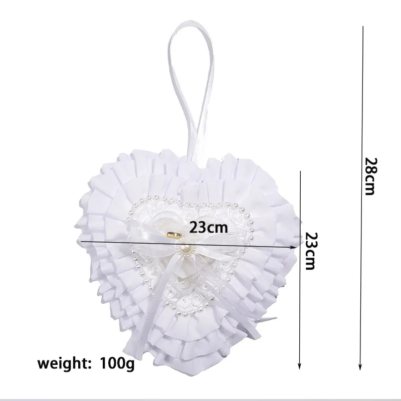 لوازم الزفاف الغربية ، اللؤلؤ ، الماس فلاش ، يمكن تعليقه ، مربع قوس الدائري ، خاتم العروس ، وسادة